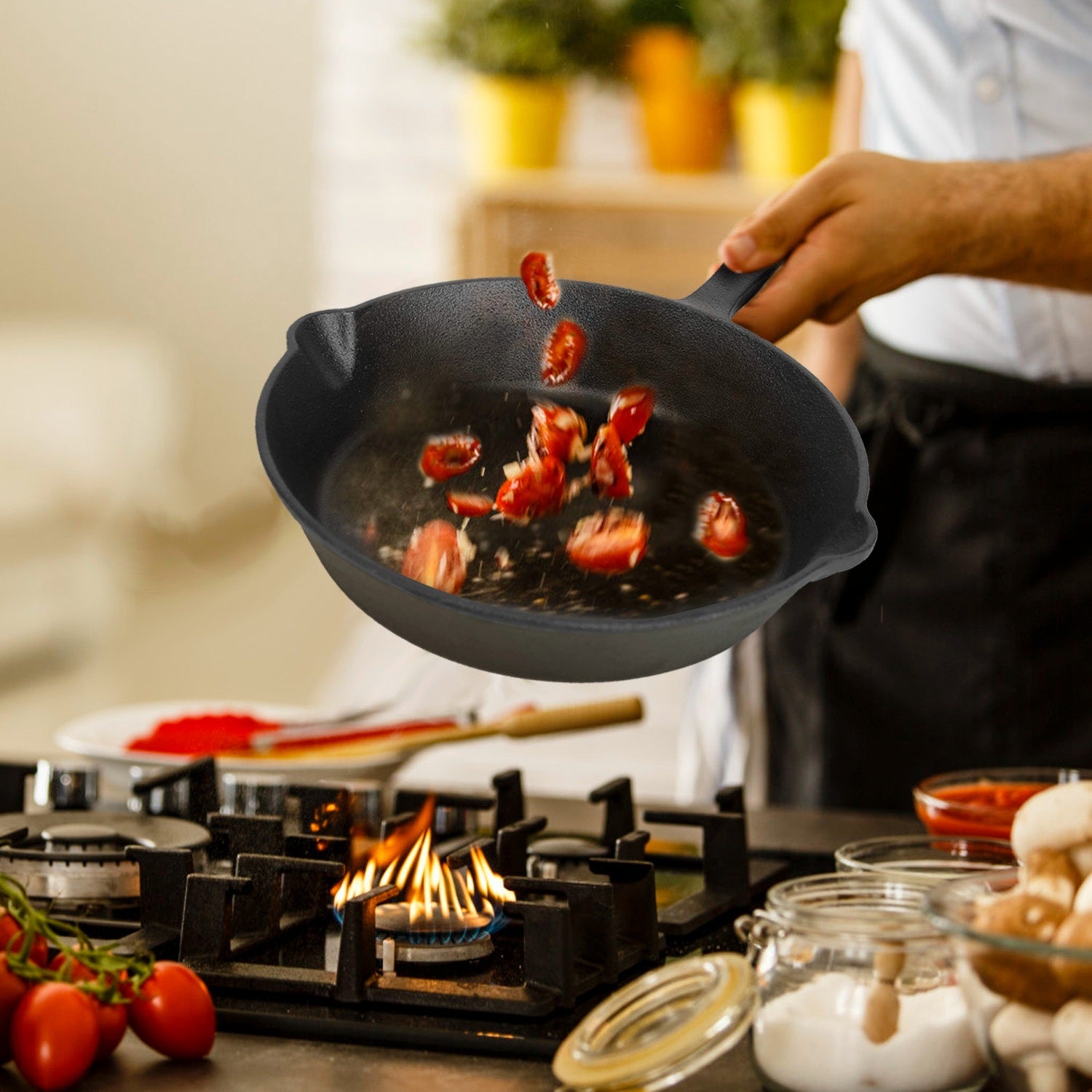 Versatile Cast Iron Cookware Set