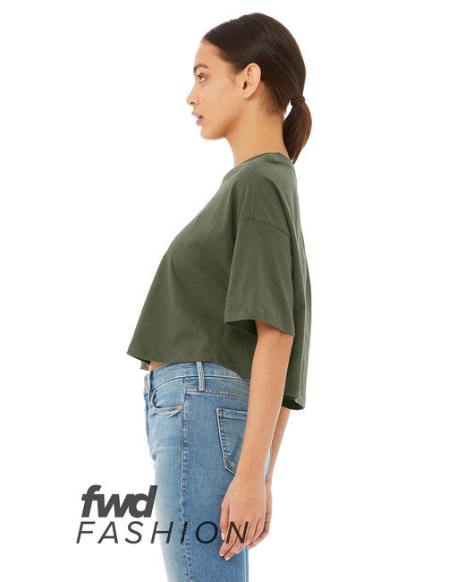 Chic & Comfy: Bella + Canvas Ladies' Cropped Jersey Tee