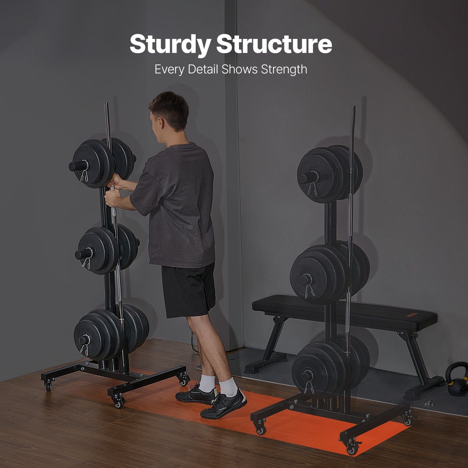 Vertical Weight Plate Rack