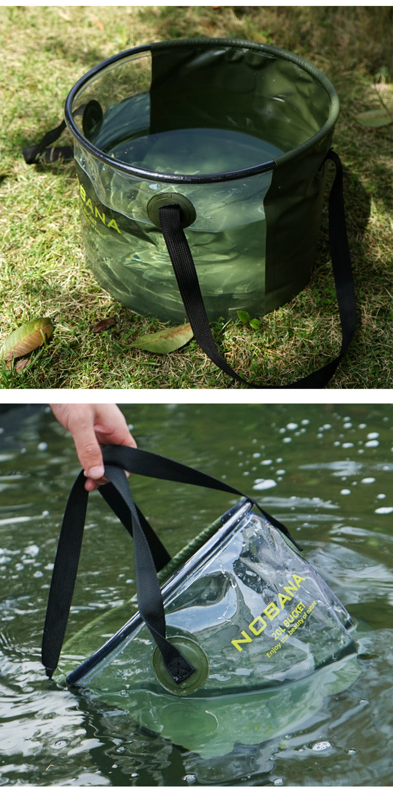 Versatile 30L Portable Folding Adventure Bucket