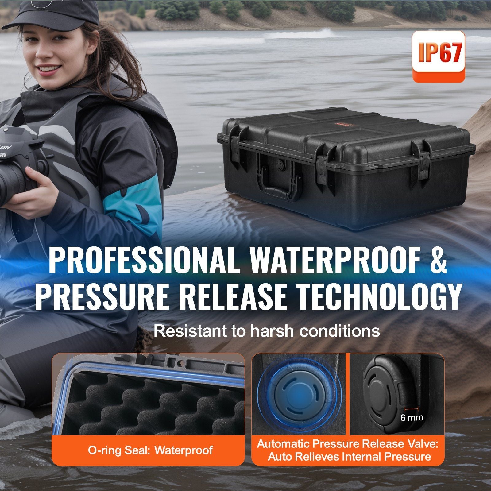 RuggedGuard Waterproof Case