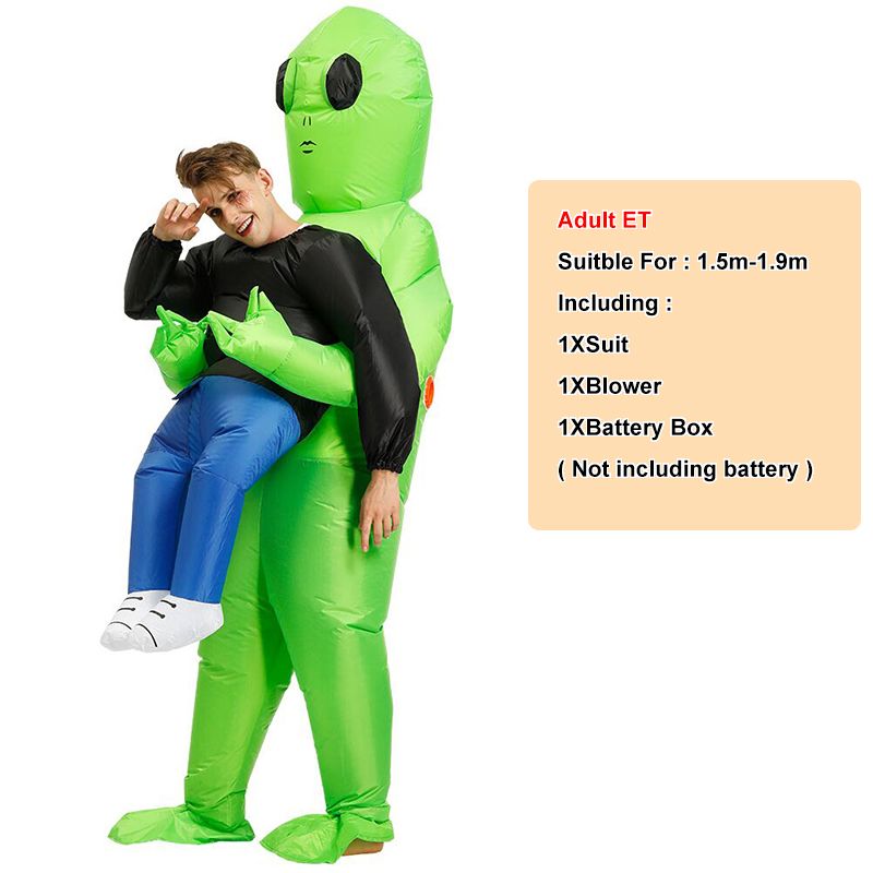 Galactic Invader Inflatable Costume for Kids and Adults - Perfect for Halloween and Thanksgiving Fun!