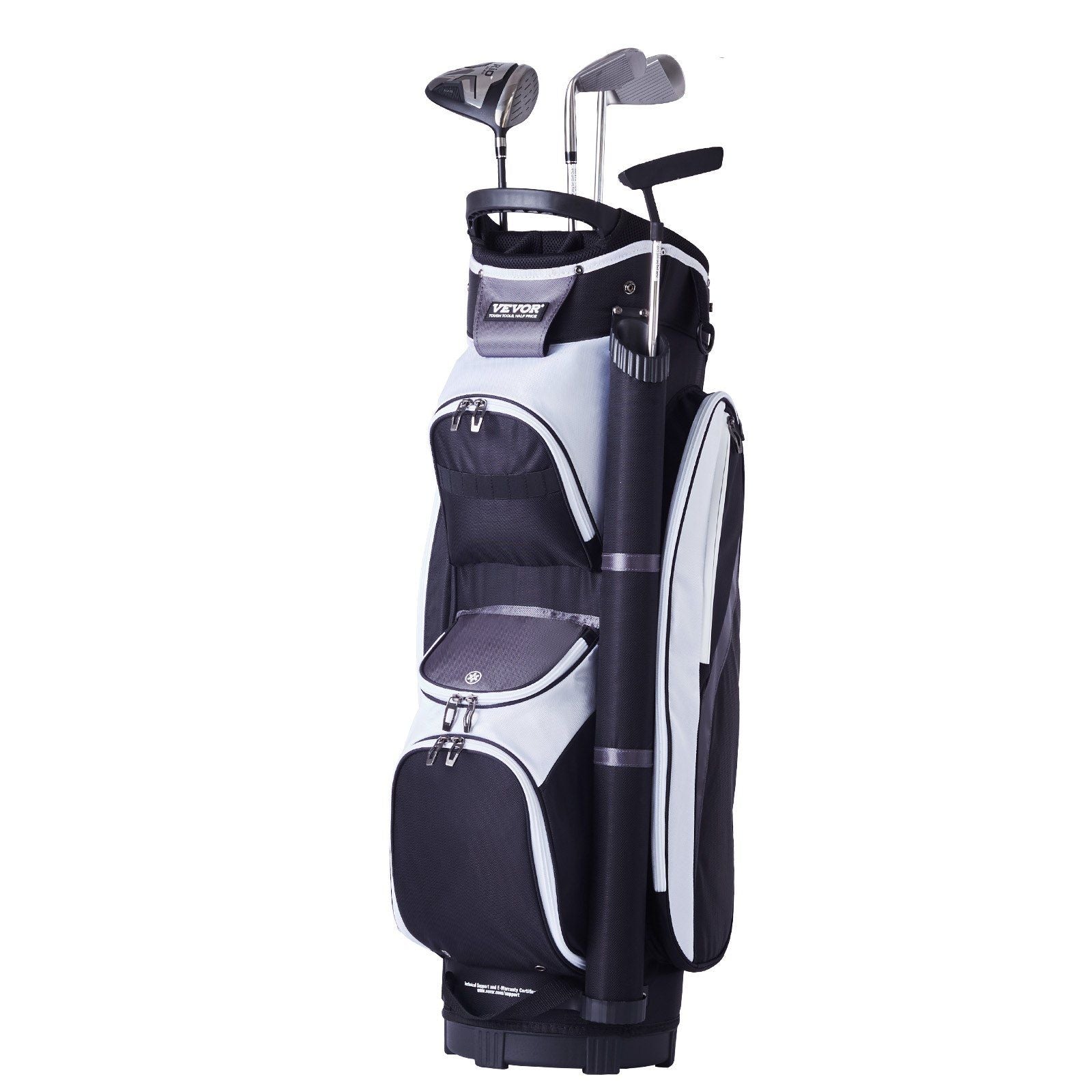 Golf Cart Bag - Black & White