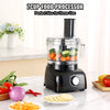 VEVOR Food Processor, 7-Cup Vegetable Chopper for Chopping, Mixing, Slicing, and Kneading Dough, 350 Watts Stainless