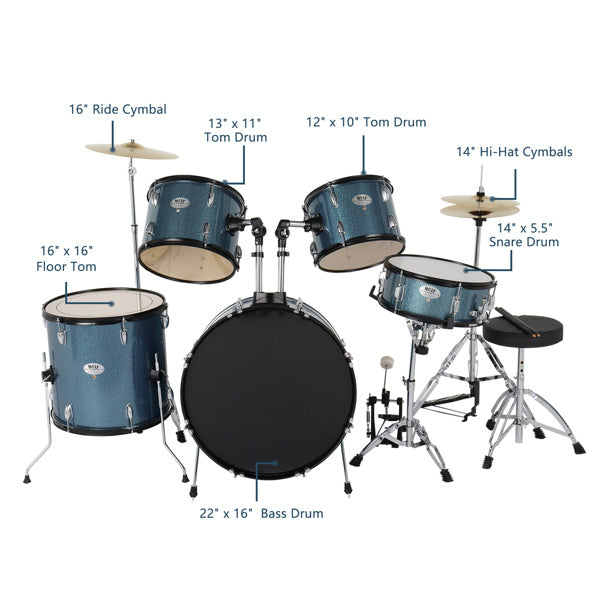 Full Size Adult Drum Set