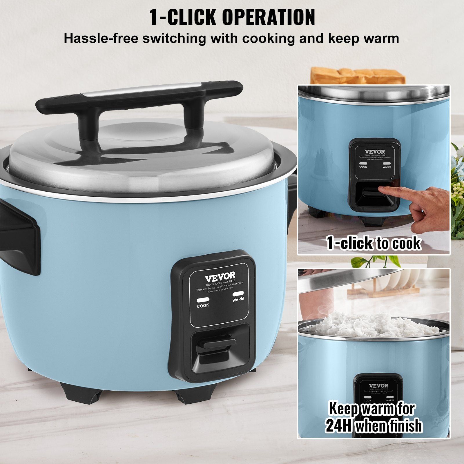 High-Capacity Commercial Rice Cooker