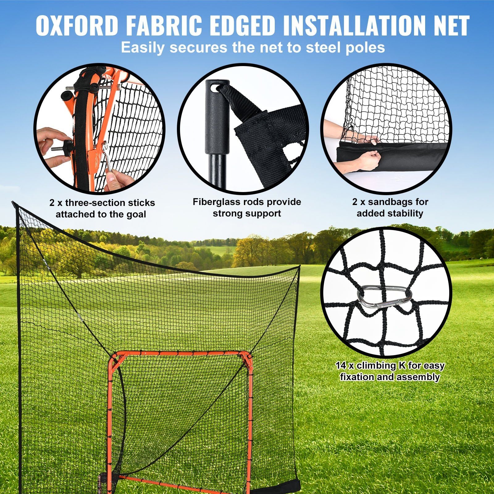 Lacrosse Backstop Training Net