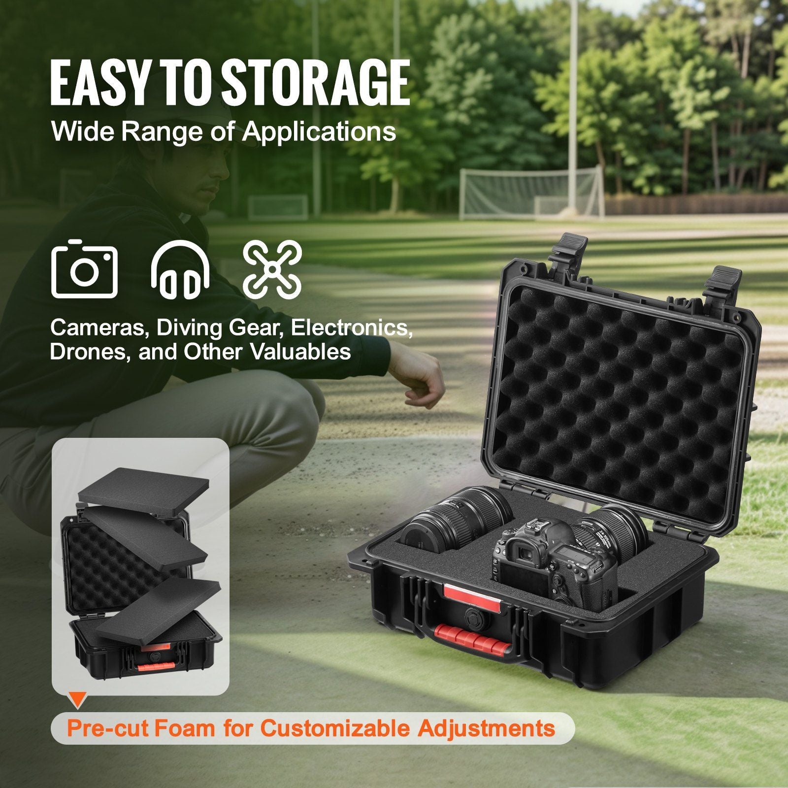 0.56 Cu.ft Weatherproof Hard Case