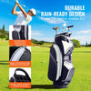 Golf Cart Bag - Black & White