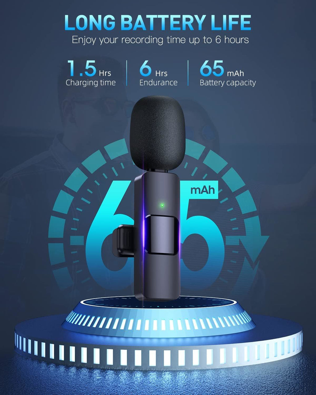 Wireless Lavalier Lapel Microphone