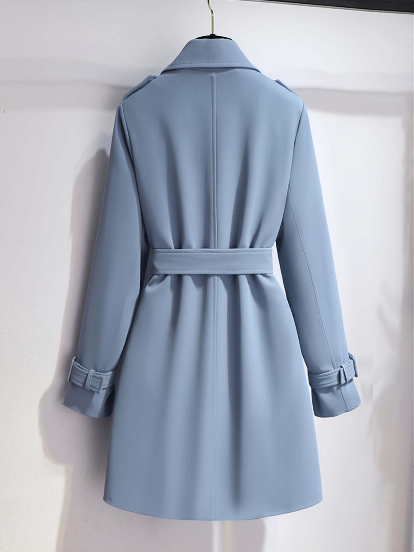 Elegant All-Season Button-Up Long Sleeve Coat