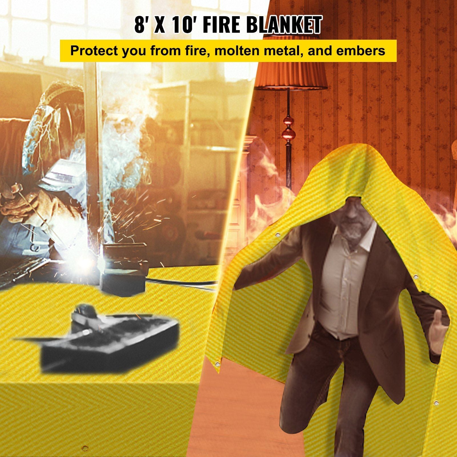 Heavy-Duty Fire Retardant Welding Blanket