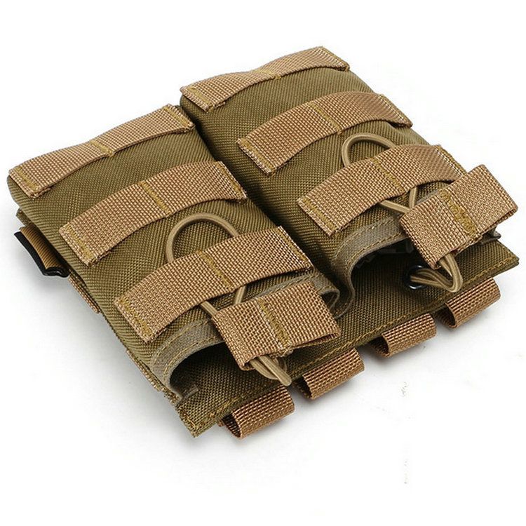 Triple Open Top MOLLE Magazine Pouch for Tactical Gear