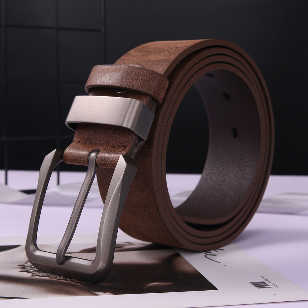 LuxeForge Men Fashion Leather Belt