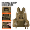 VEVOR Tactical Gun Backpack for 6 Handguns - Versatile Range Carrying Bag in Brown