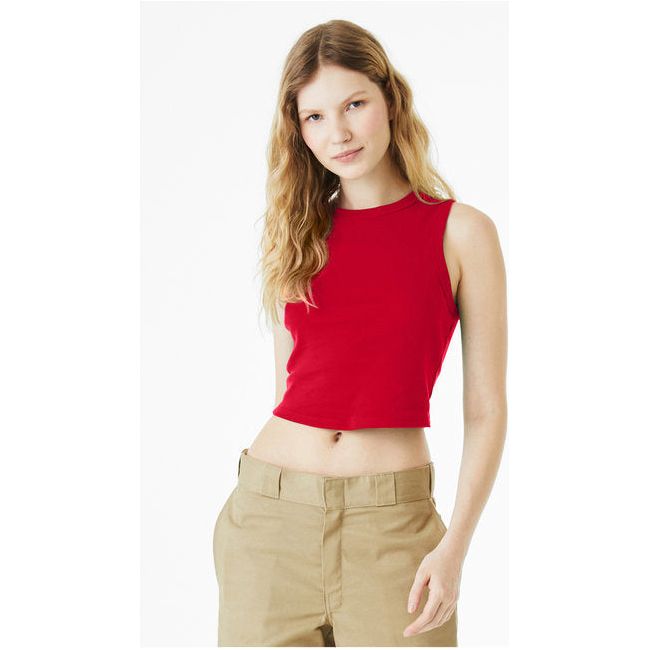 Eco-Friendly Micro Rib Crop Tank