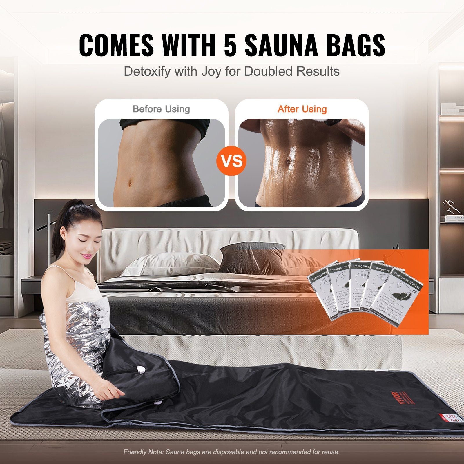 VEVOR Infrared Detox Sauna Blanket