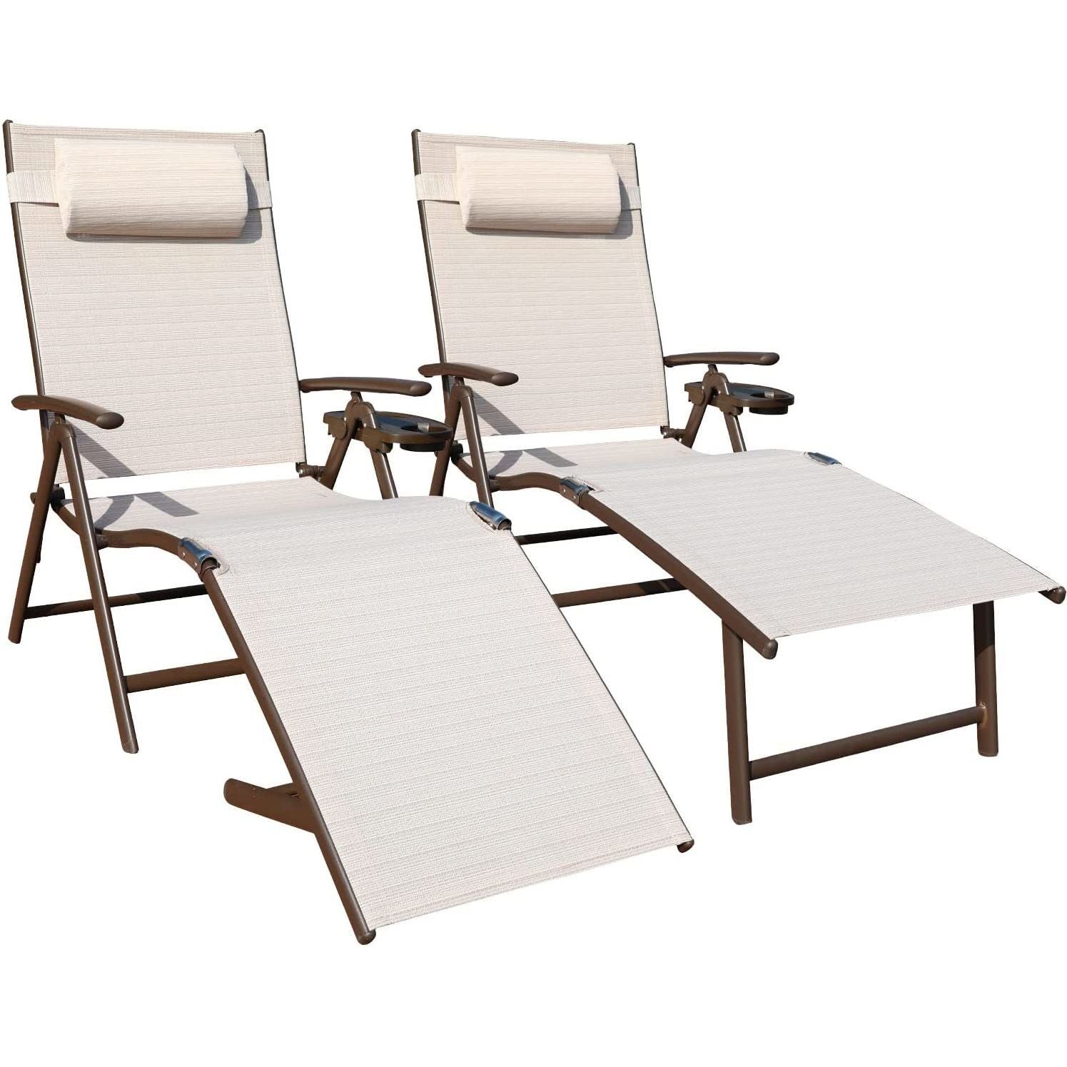Elegant Adjustable Outdoor Lounge Chairs
