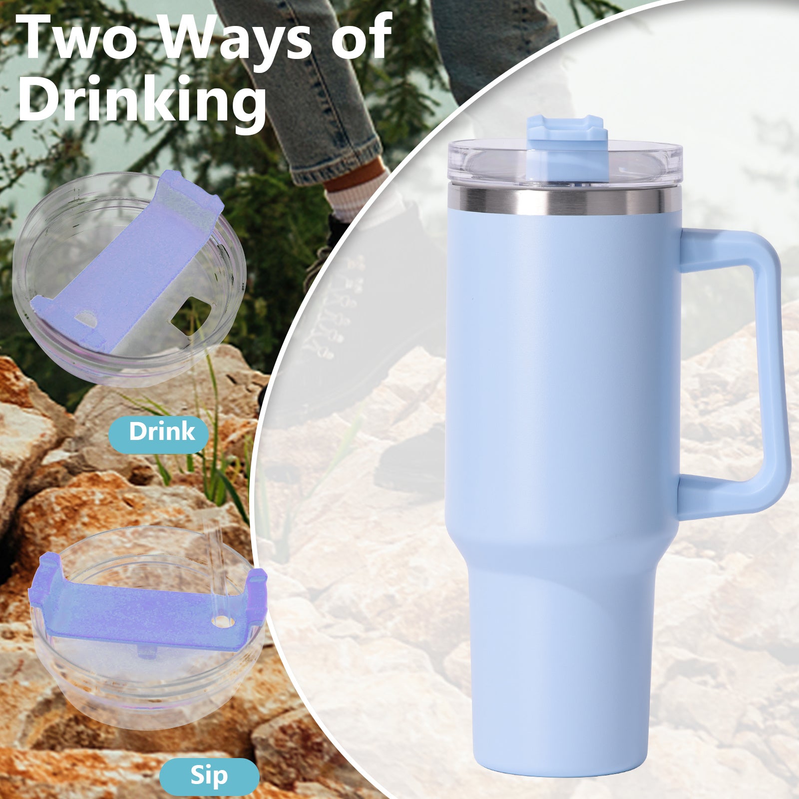 Giant 40oz Insulated Beverage Tumbler