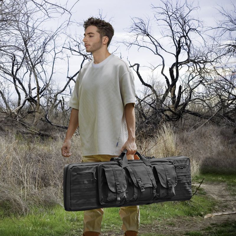 Tactical Dual Rifle & Pistol Transport Bag