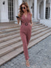 V-Neck Sleeveless Jumpsuit