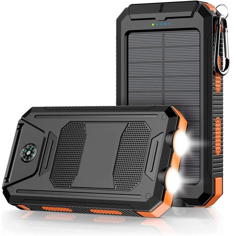 Ultimate 10000mAh Adventure Power Bank with Solar Charging