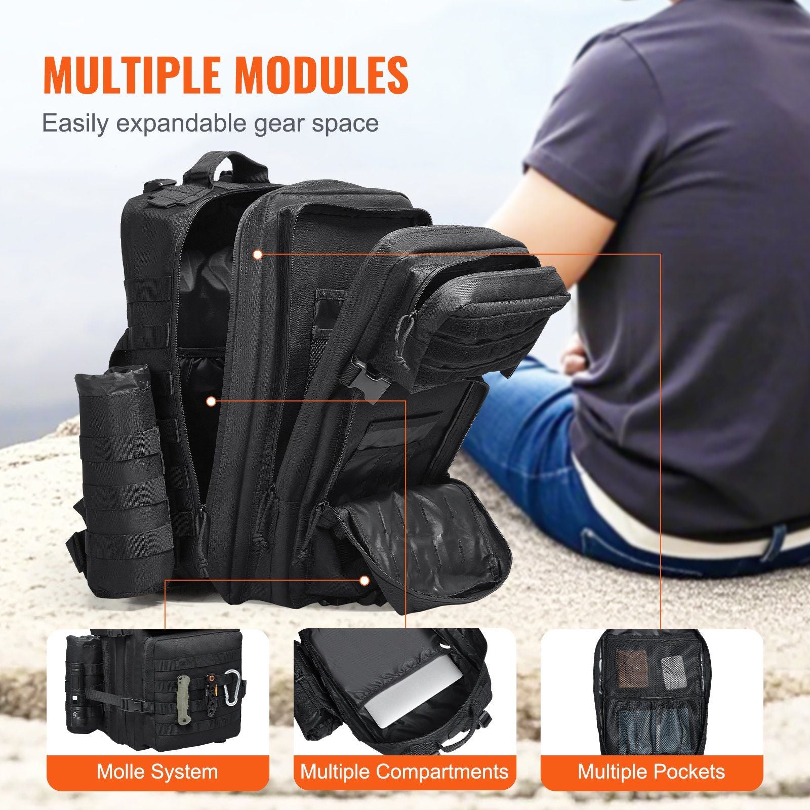 45L Tactical Sports Bag