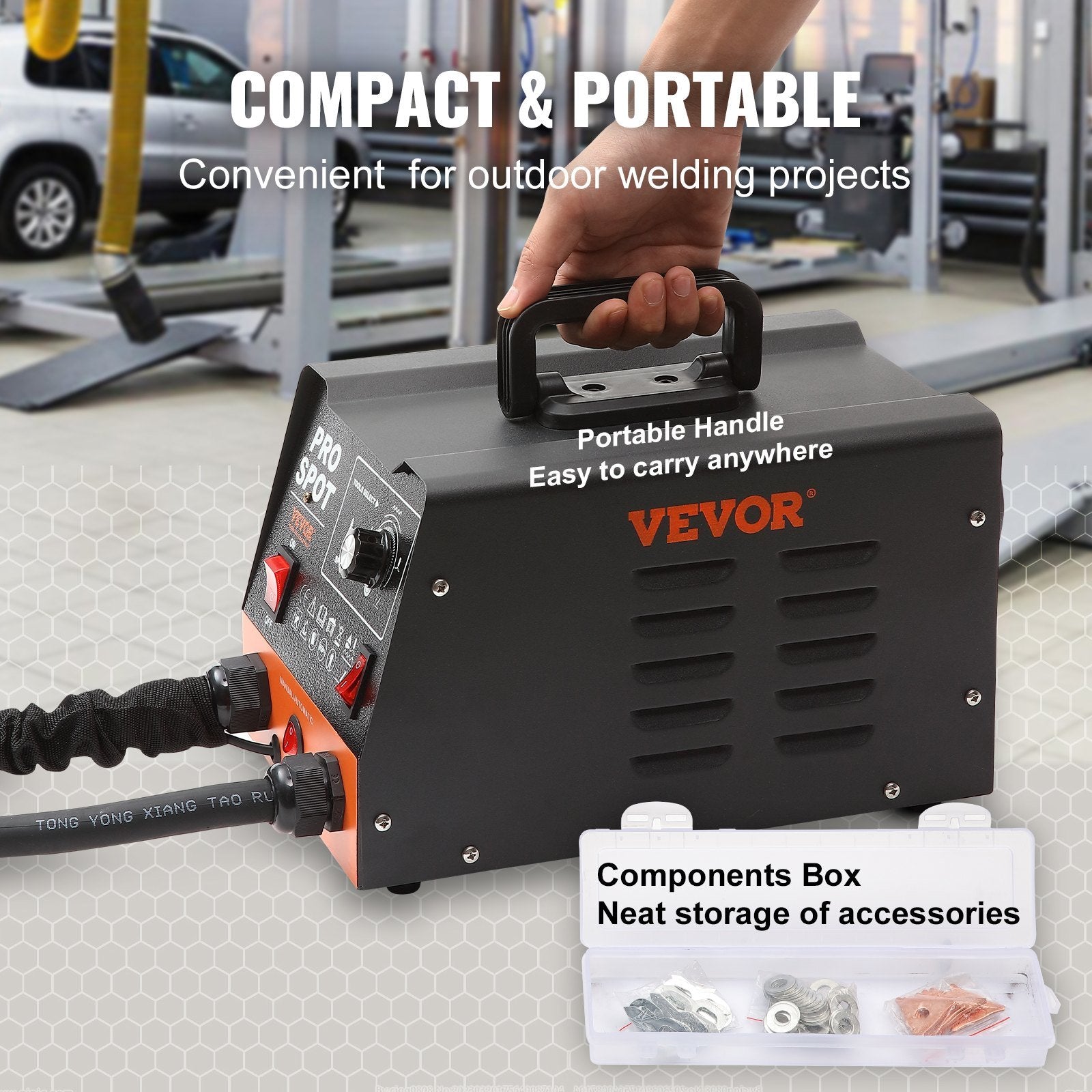 VEVOR 3KW Professional Automotive Stud Welder and Dent Repair Kit