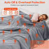 Plush Dual-Sized Electric Heating Throw Blanket