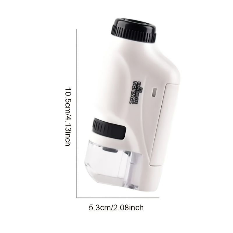 Mini LED Pocket Microscope for Kids