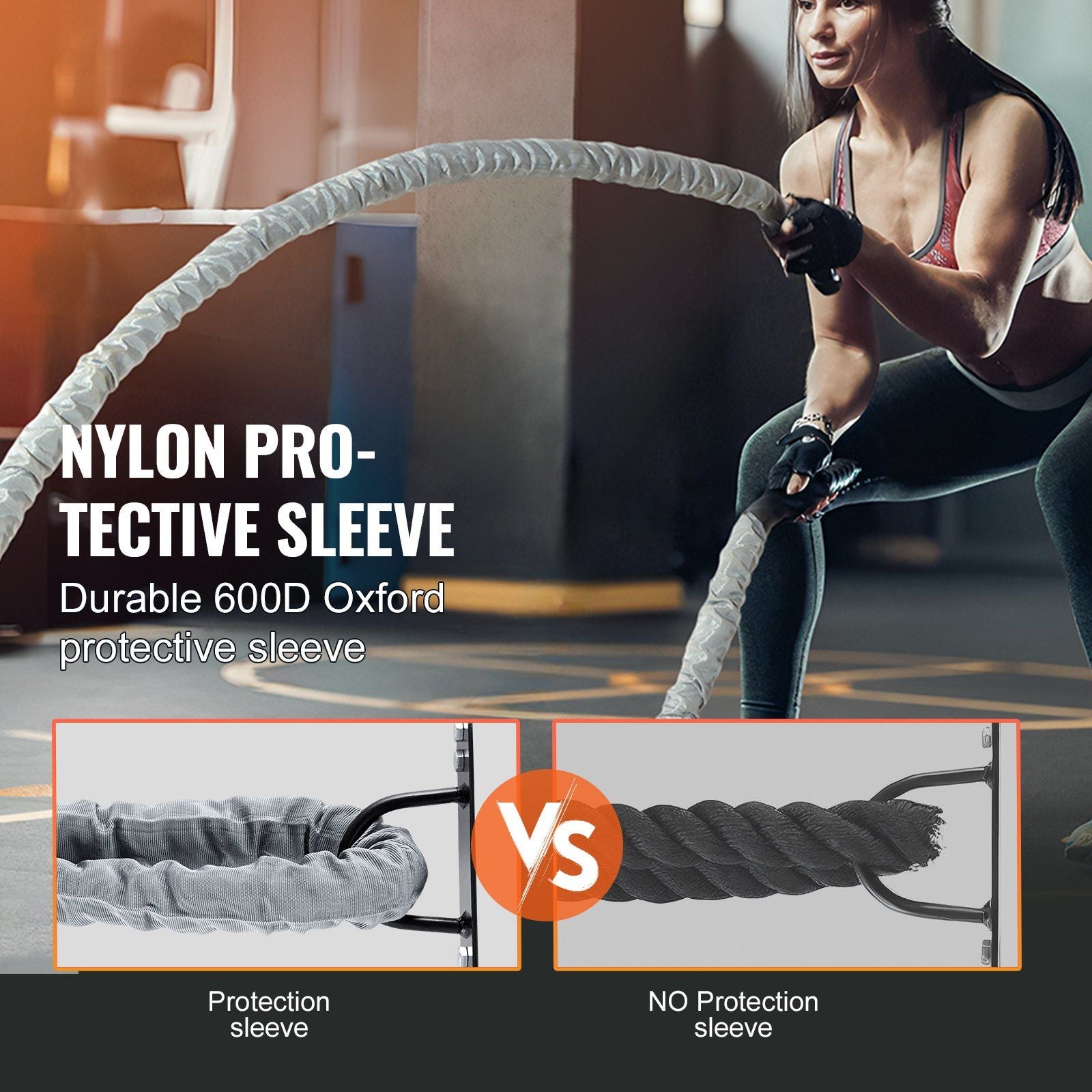 Durable Fitness Battle Rope