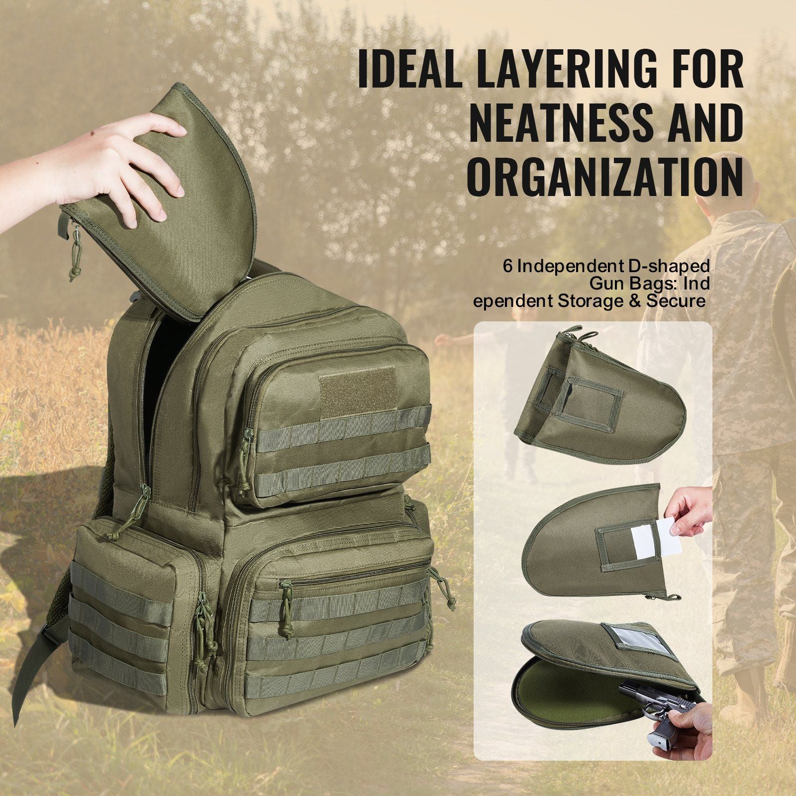 Tactical Range Backpack Green