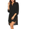 Chic Deep V Neck Beach Blouse