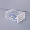 Sleek Stackable Transparent Shoe Organizer Boxes