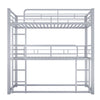 Space-Saving Metal Triple Twin Bunk Bed