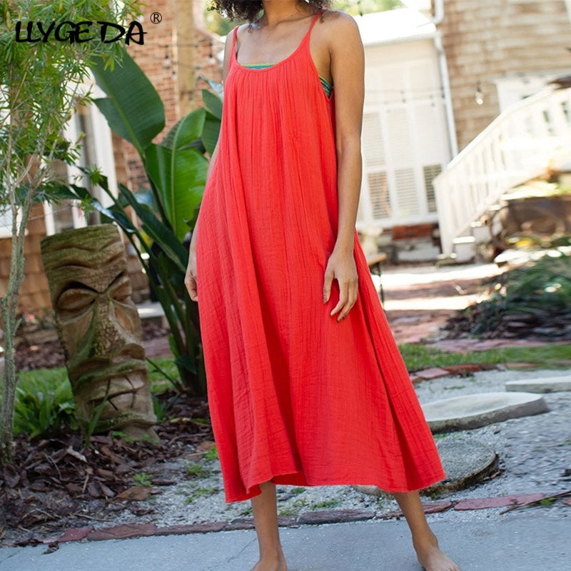 Effortlessly Elegant A-Line Summer Dress for Sunny Days