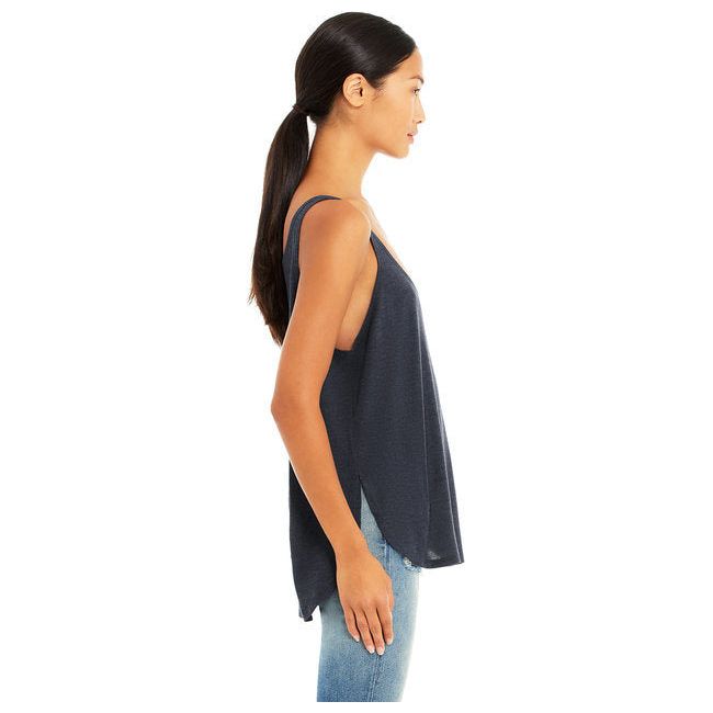 Chic Drapey Tank Top - Black