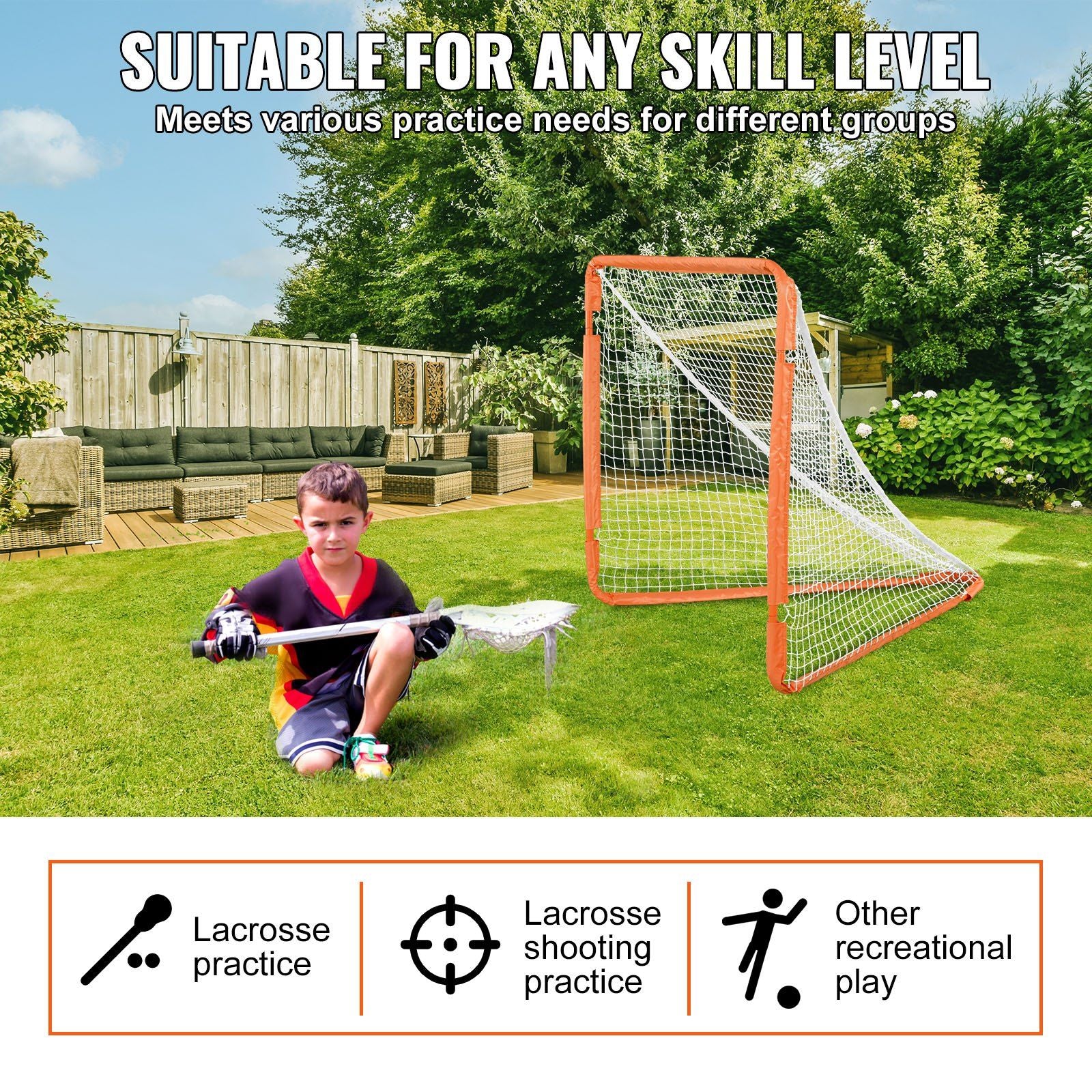 Portable Kids Lacrosse Goal