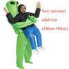 Galactic Invader Inflatable Costume for Kids and Adults - Perfect for Halloween and Thanksgiving Fun!