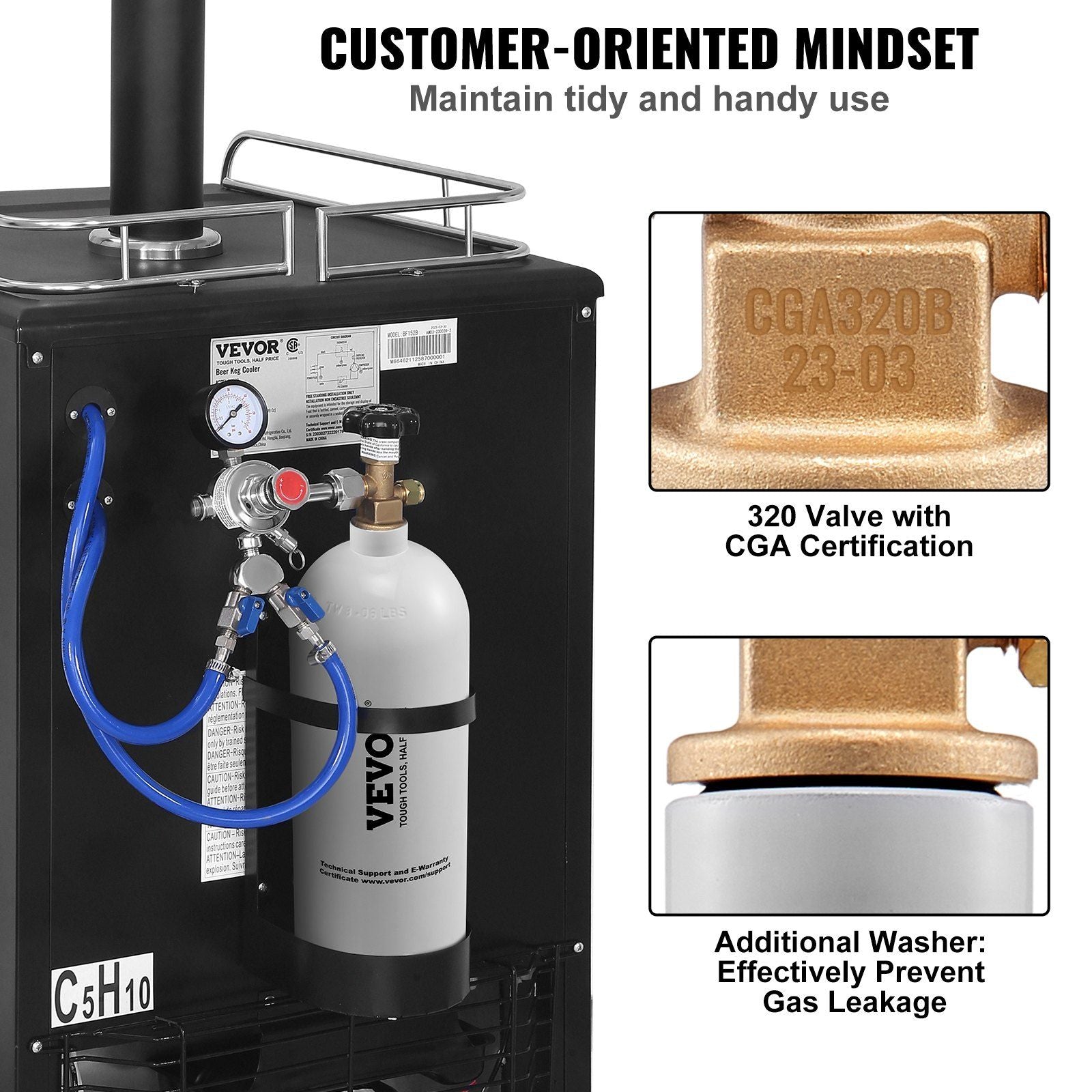 Lightweight 5Lb Aluminum CO2 Tank