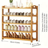 Bamboo Wooden Shoe Rack