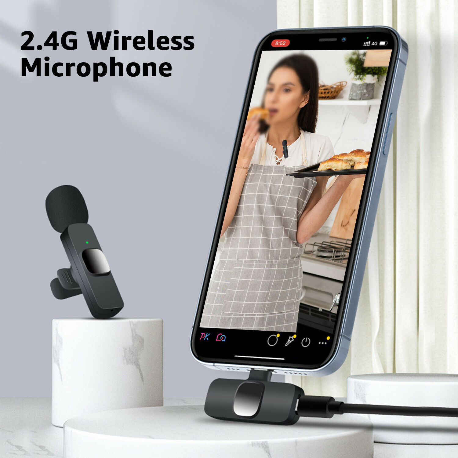 Wireless Lavalier Lapel Microphone