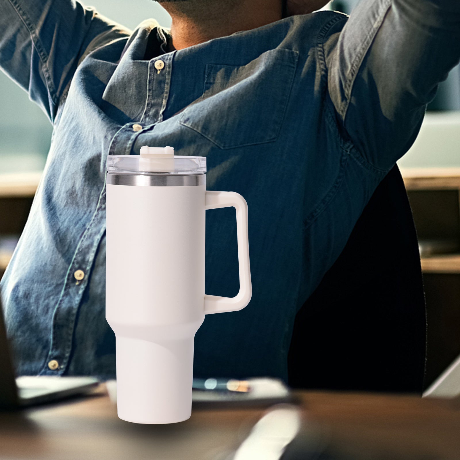 Giant 40oz Insulated Beverage Tumbler