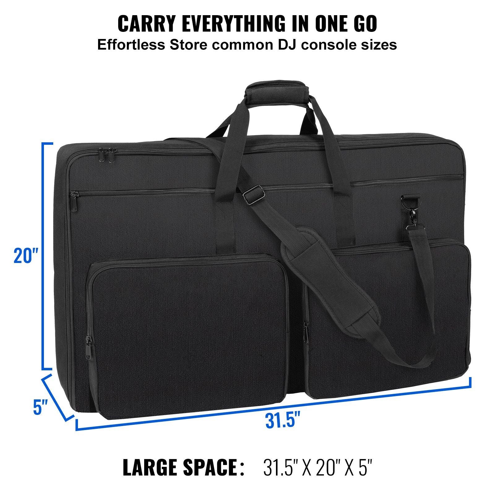 Durable Water-Resistant DJ Gear Backpack