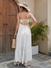 Women's Satin Maxi Dress - Elegant Matte Finish With Built-In Bra Pads, Flowy Skirt, And Elastic Back For Ultimate Comfort