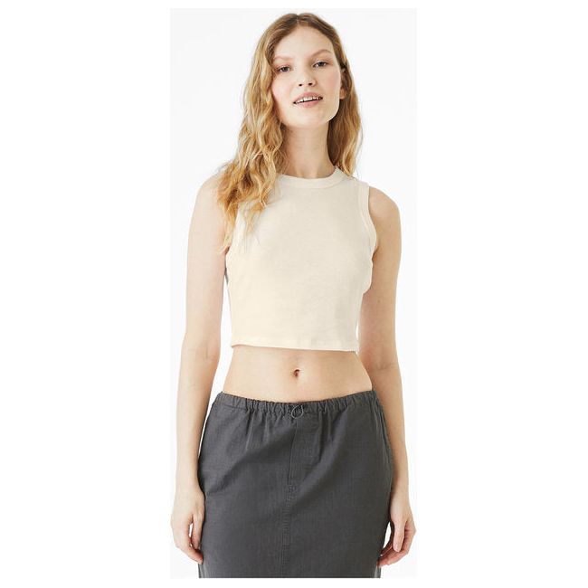 Eco-Friendly Micro Rib Crop Tank