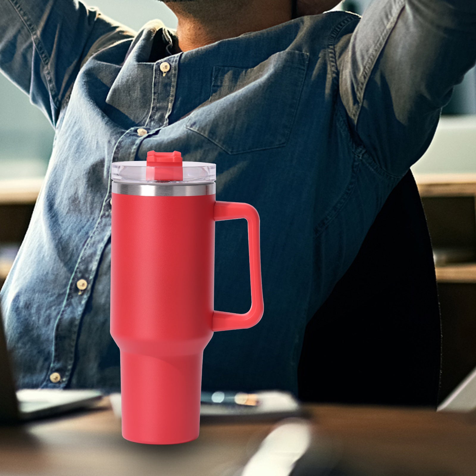 Giant 40oz Insulated Beverage Tumbler