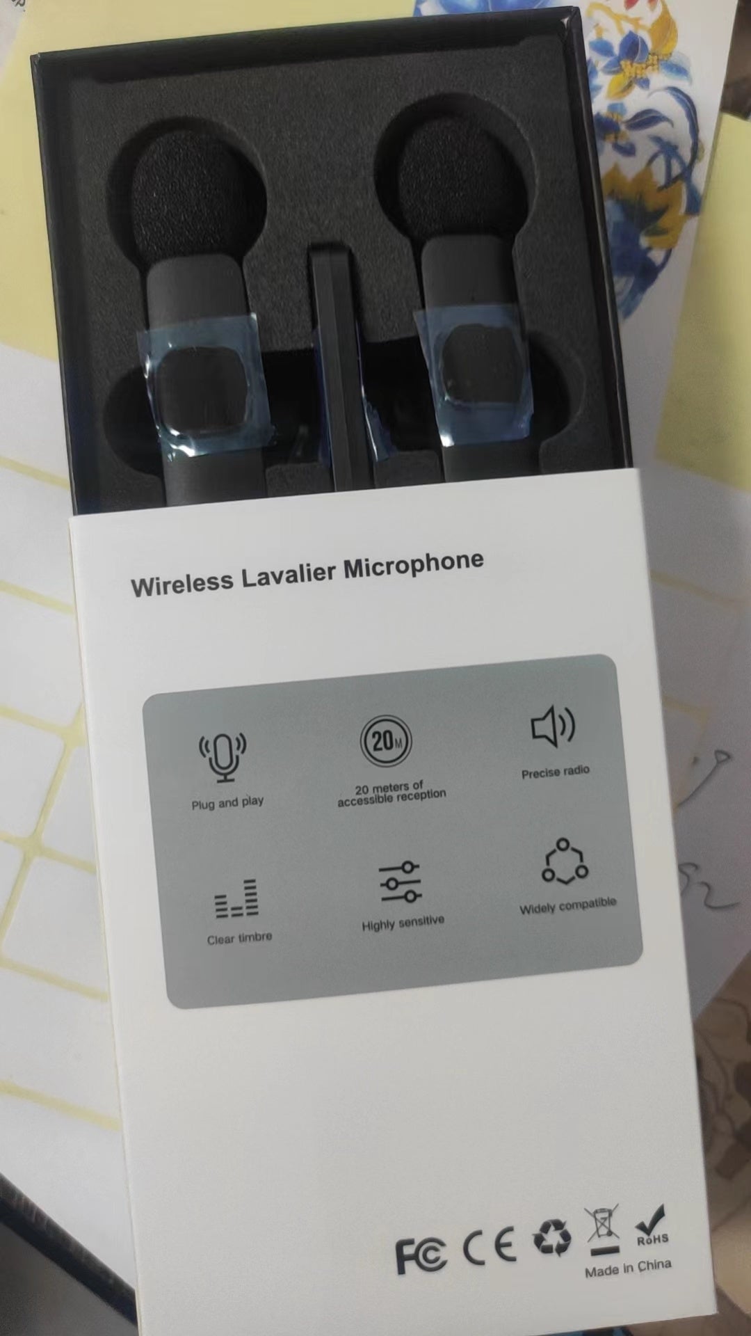 Wireless Lavalier Lapel Microphone