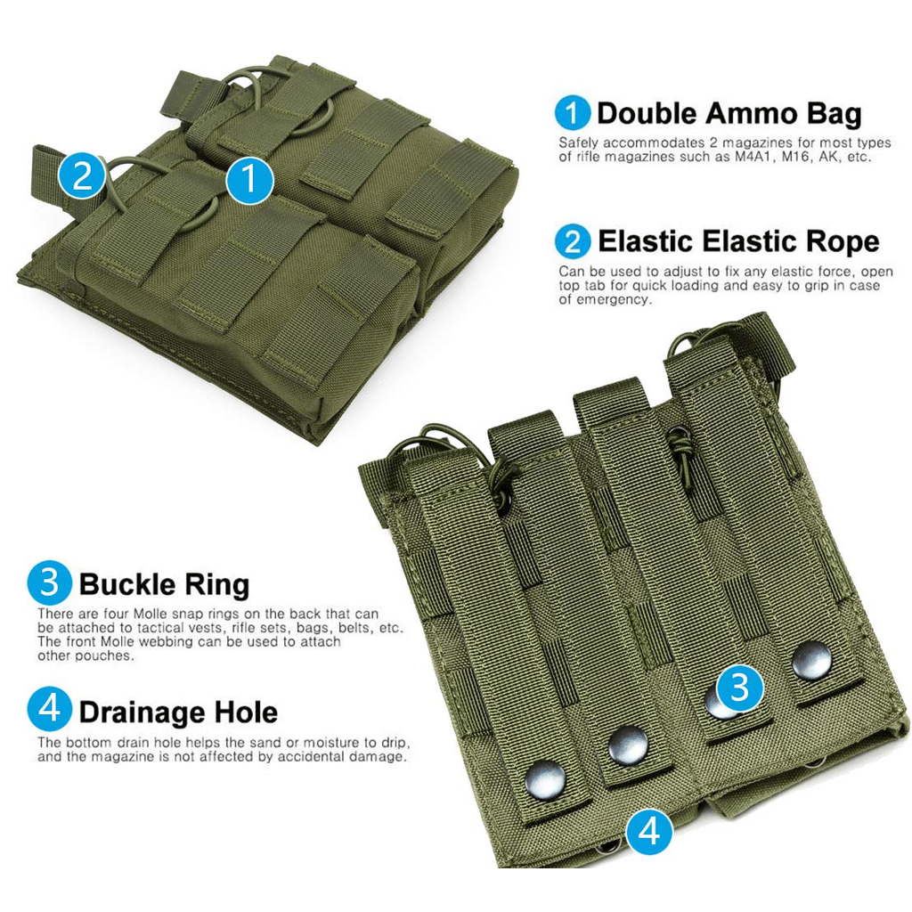 Rachsa MOLLE Triple Magazine Carrier