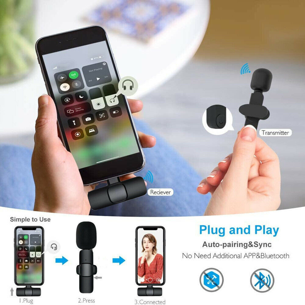 Wireless Lavalier Lapel Microphone